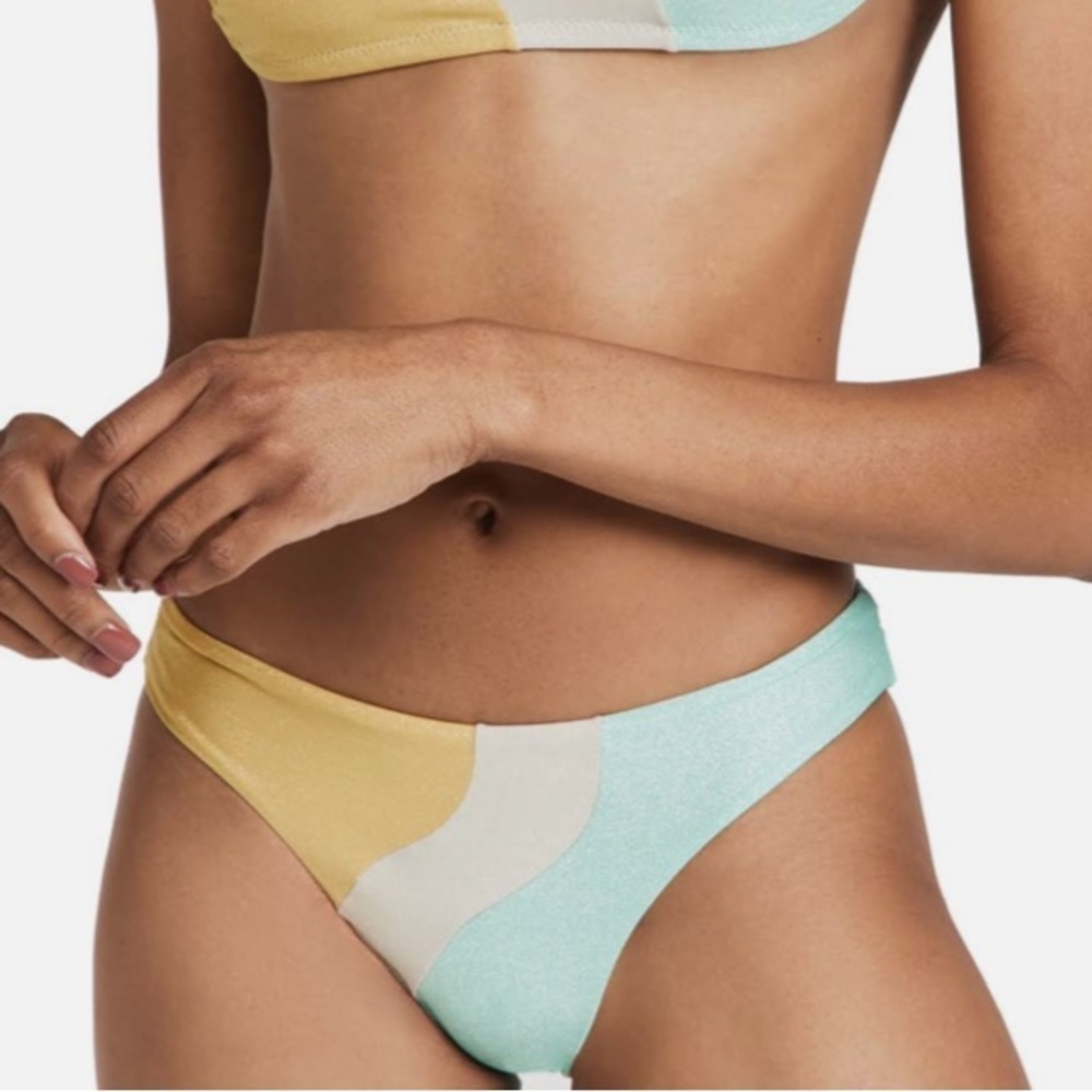 NWT Pilyq PQ Swim Wave Full Bikini Bottoms